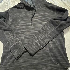 BCG Charcoal Striped Hoodie